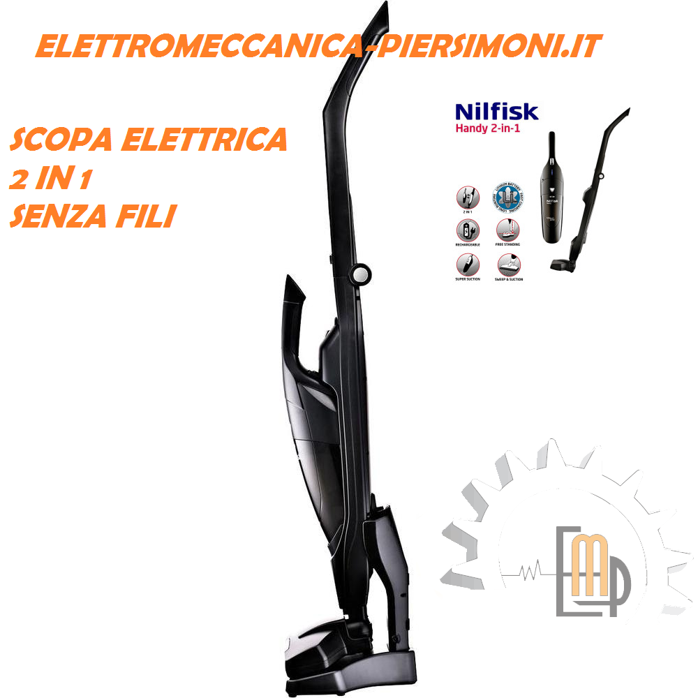 SCOPA ELETTRICA A BATTERIA NILFISK HANDY 2in1 18V – Elettromeccanica  Piersimoni